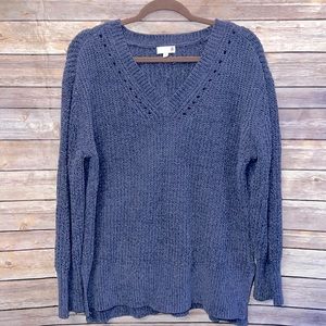 SO Purple Sweater Tunic- Size L